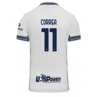 Camiseta Inter Milan Joaquin Correa #11 Segunda Equipación Replica 2024-25 mangas cortas